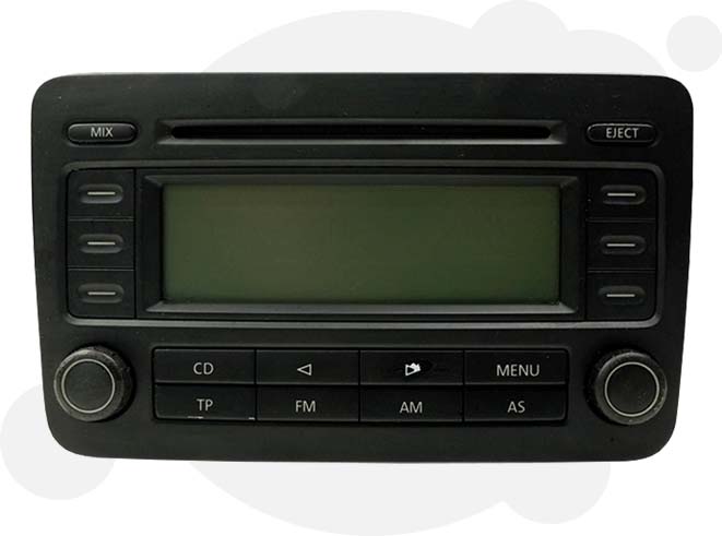 Fiat radio label